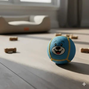 A soft but durable dog toy featuring reinforced double-stitched seams to prevent tearing.