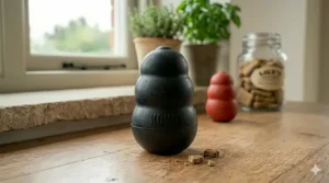 X-Small KONG Classic toy, ideal for small dog breeds and puppies under 2kg.