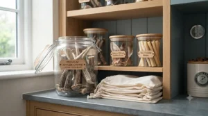 A clean, dry storage area for keeping dog antler chews in prime condition.