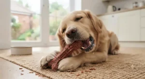 Tough nylon beef-flavoured dog bone engineered for heavy chewers.